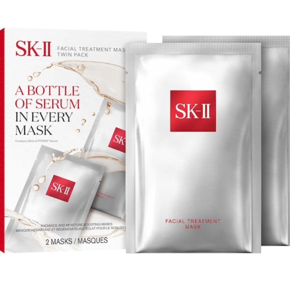NWT SK-II PITERA™ Facial Treatment Mask Twin Pack
